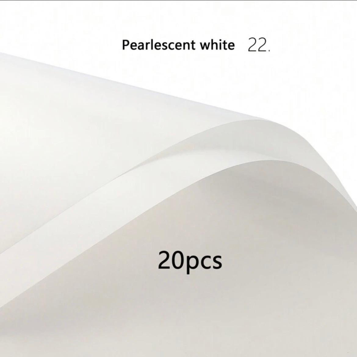 Papel Coreano Branco PipeFlorYou